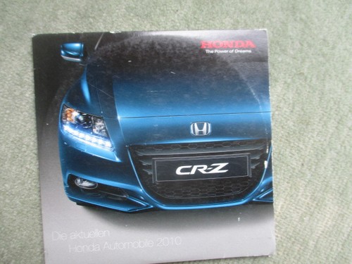 Honda automobile 2010 - cr-z,