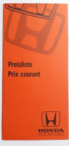 Honda automobile preisliste - honda:,