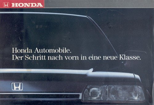 Prospekt honda automobile - prospekt:,