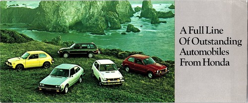 1977 honda full line - honda,