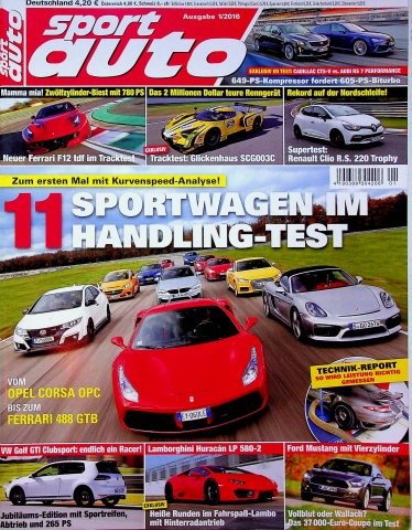 Sport auto 2016 - auto,