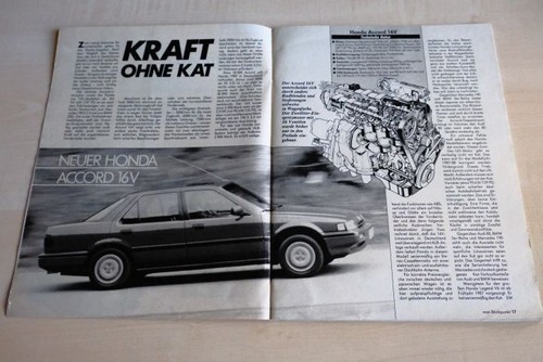 Mot 1986 honda accord - mot,