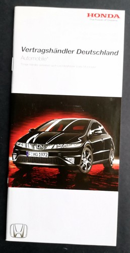Honda folder vertragshändler - honda,